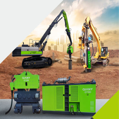 چکش لرزشی هیدرولیک 2200 دور در دقیقه برای بیل مکانیکی ضبط فرکانس