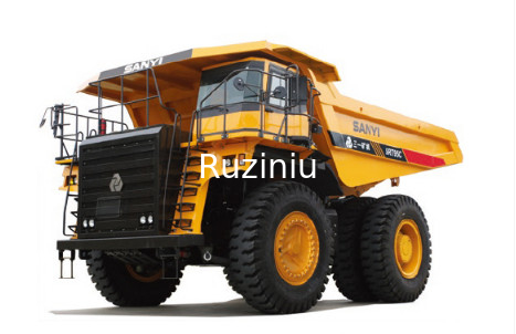 کامیون کمپرسی معدن SRT95C 783 کیلووات ظرفیت بار 95 تن برای حمل و نقل مواد